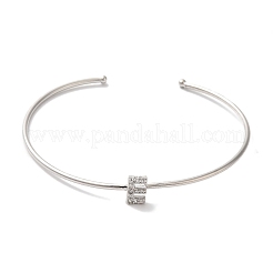 Bracelets en laiton plaqué en rack&nbsp;BJEW-A018-01P-E