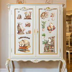 3 лист 3 стиля ПВХ водонепроницаемые декоративные наклейки DIY-WH0404-126