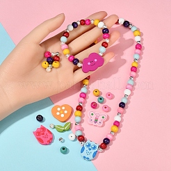 Набор для изготовления ювелирных изделий из дерева своими руками&nbsp;DIY-YW0005-58