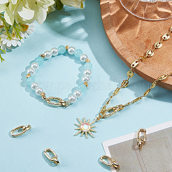 6 шт. латунные пружинные кольца-затворы&nbsp;KK-SC0007-07