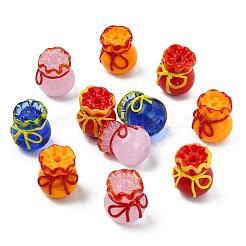 12 Stück 4 Farben Imitation Jade Glasperlen&nbsp;GLAA-CJ0002-97