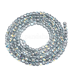 Abalorios de vidrio transparente hebras&nbsp;EGLA-N028-01A-A01