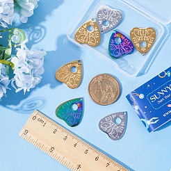 12 шт. подвески из нержавеющей стали 304 двух цветов STAS-SC0005-45