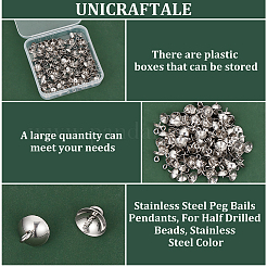 Подвески-гвоздики из нержавеющей стали 304 STAS-UN0002-26P