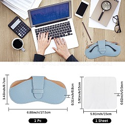 1шт чехол для очков из искусственной кожи&nbsp;AJEW-CN0004-43C