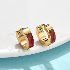 Pendientes de aro de acero inoxidable 201&nbsp;EJEW-D354-12G