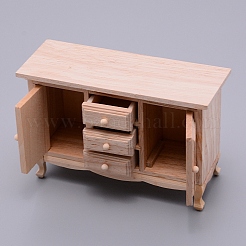 Décorations pour la maison en bois naturel&nbsp;DJEW-WH0010-01