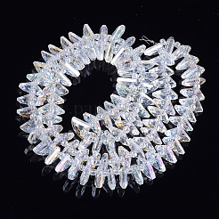 Стеклянные бусины с гальваническим покрытием &nbsp;EGLA-S176-05A-A01