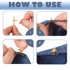 12шт броши крест 2 цвета из цинкового сплава&nbsp;JEWB-TA0001-22