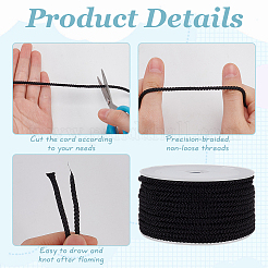 1 рулон 10 м нейлонового круглого шнура&nbsp;OCOR-BC0007-59A