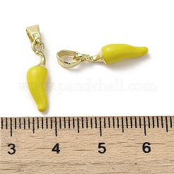 Латунь эмаль подвески&nbsp;KK-E092-31G-01