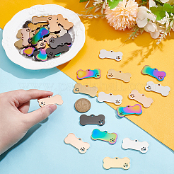 50шт 5 цвета подвески из нержавеющей стали&nbsp;STAS-WA0001-01