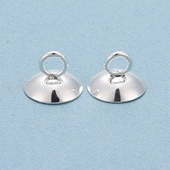 Pendentifs à capuchon de perle en acier inoxydable 201&nbsp;STAS-L244-27A-S