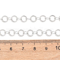 Цепочки из нержавеющей стали 304 с кольцами и звеньями толщиной 6 мм&nbsp;NJEW-P343-01A-P