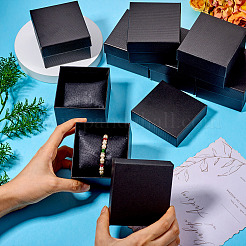 Прямоугольные бумажные подарочные коробки для ювелирных изделий&nbsp;CON-TAC0010-91H