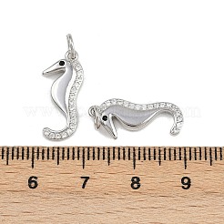 Латунные микро проложить кубического циркония подвески&nbsp;KK-A269-04B-P