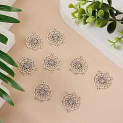 Тибетский стиль компоненты сплава люстра соединения&nbsp;TIBE-TAG0001-01