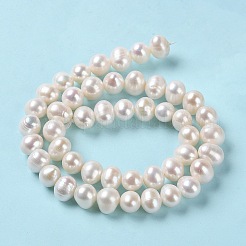 Нити из натурального культивированного пресноводного жемчуга PEAR-E018-16