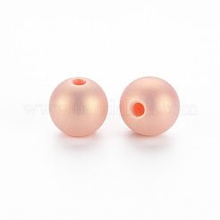 Perles acryliques opaques peintes à la bombe&nbsp;ACRP-S679-A33