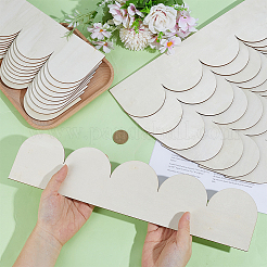 Незаконченные вырезы из дерева&nbsp;WOOD-WH0024-188