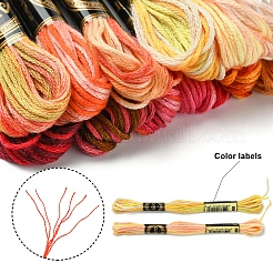 6-слойная полиэфирная нить для вышивания OCOR-FZ0001-01E