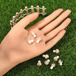 10 stücke pilz handgefertigte Bunte Malerei perlen&nbsp;LAMP-YW0001-08C