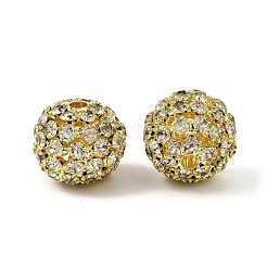 Латунные бусины со стразами  RSB082-NFG