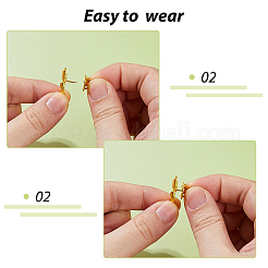 Spille a spillo in lega a croce&nbsp;AJEW-FH0006-07A-G