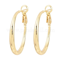 Orecchini a cerchio in ottone per le donne&nbsp;EJEW-A156-17B-G
