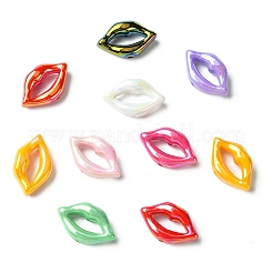 100 Uds. Cuentas acrílicas opacas chapadas en uv&nbsp;PACR-CJ0001-50