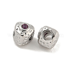 Латунные микропаве из прозрачного кубического циркония&nbsp;KK-G490-17P-02