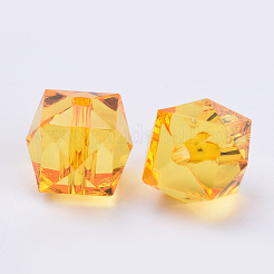 Прозрачные акриловые бусины&nbsp;X-TACR-Q259-10mm-V24