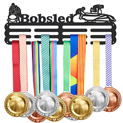 SUPERDANT Bobsled Medal Holder Sport Display Hanger Medal Trophy Display Rack Awards Metal Lanyard Sturdy Running Athlete Gift Over 60 Medals