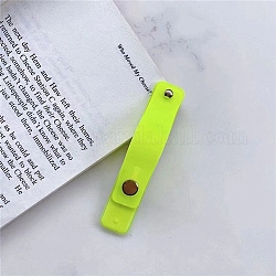 Прямоугольный силиконовый ремешок для телефона, телескопическая подставка для ремешка для телефона, универсальная подставка для пальцев, зеленый желтый, 10 см