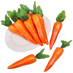 Simulation de carotte en mousse et plastique, imitation de légume, pour la décoration de fenêtre de cuisine et de restaurant, corail, 202x42x43.5mm