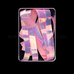 ネイルアート転送ステッカー  ネイルデカール  女性のためのDIYネイルチップ装飾  ピンク  10mm  1m/連について  1連売り/箱