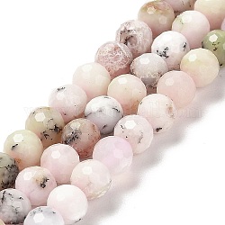 Naturelles africaines perles d'opale brins, ronde à facettes, 5.8~6.8mm, Trou: 0.9mm, Environ 62~66 pcs/chapelet, 15.04''~15.35'' (38.2~39 cm)