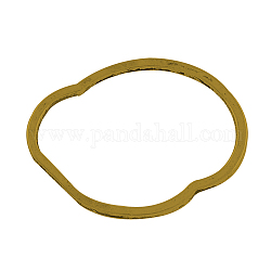 Tibetan Style Alloy Linking Rings,   Cadmium Free & Nickel Free & Lead Free, Antique Golden, 39x30x2mm, about 476pcs/1000g