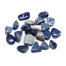 Perline sintetiche di lapis lazuli, pietra burrattata, Senza Buco / undrilled, tinto, pepite, 10~25x10~20x5~15mm, circa 230pcs/1000g