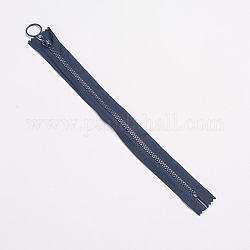Cerniere in resina con estremità chiuse, accessori d'abbigliamento , per cucire borse artigianali, Blue Marine, 280x29x2mm
