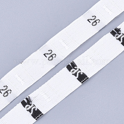 Clothing Size Labels(26), Garment Accessories, Size Tags, White, 12.5mm, about 10000pcs/bag