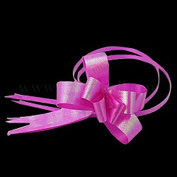 Handmade Elastic Packaging Ribbon Bows, Nice for Packing Decorations, Orchid, 300x15mm