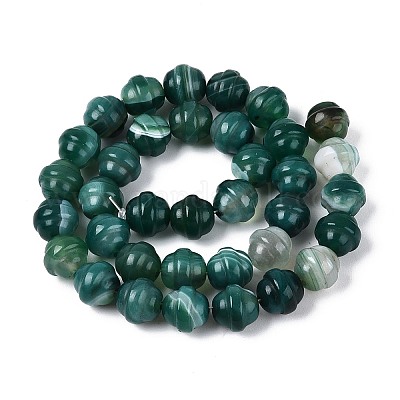 Окрашенные естественный агат бисер пряди G-T144-27B-1