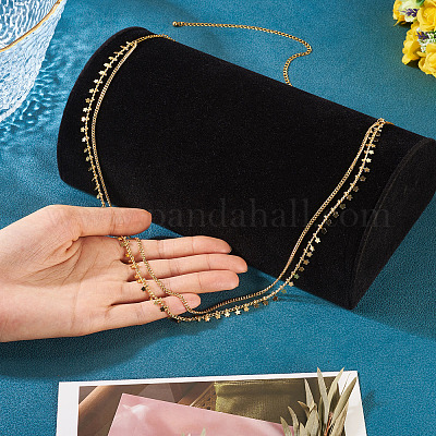 Латунная звезда подвеска двухслойная панцирная цепь на талию для женщин NJEW-TA00192-1