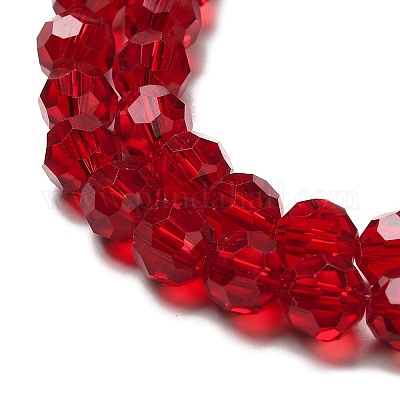 Прозрачные стеклянные бусины EGLA-A035-T8mm-D02-1