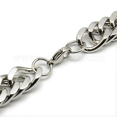 Модные кубинские цепочки из нержавеющей стали 304 STAS-A028-N065P-1