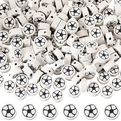 5 нить бусин ручной работы из полимерной глины CLAY-SC0002-44-1