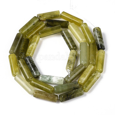 Природного нефрита Xiuyan бисер нитей G-T141-73-1