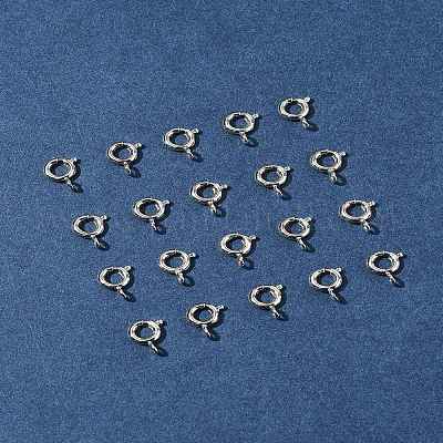 Латунная застежка пружинного кольца KK-FS0001-50P-1