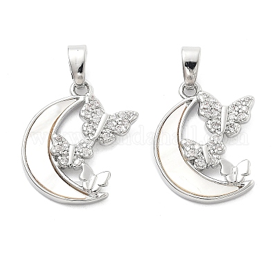 Латунные микро проложить кубического циркония подвески KK-L222-013P-1